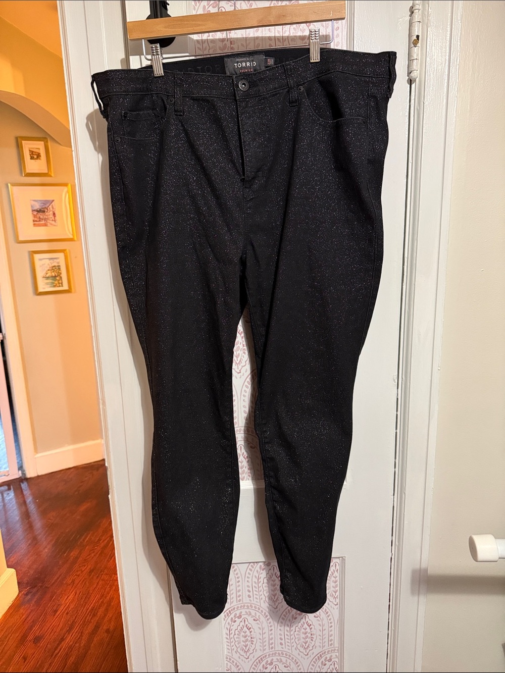 torrid Black Sparkle Jeans